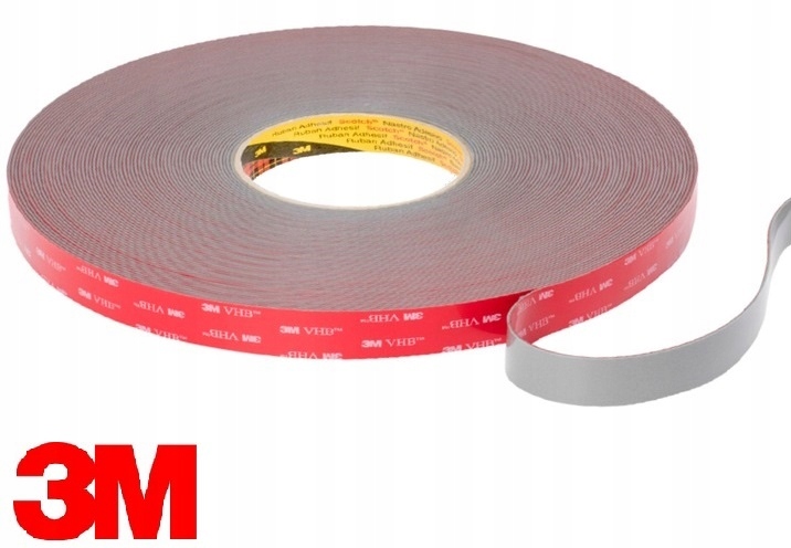 3M RP45F 15 mm/33 m Oboustranně Lepicí Páska o tloušťce 1,1 mm Pěnová Šedá