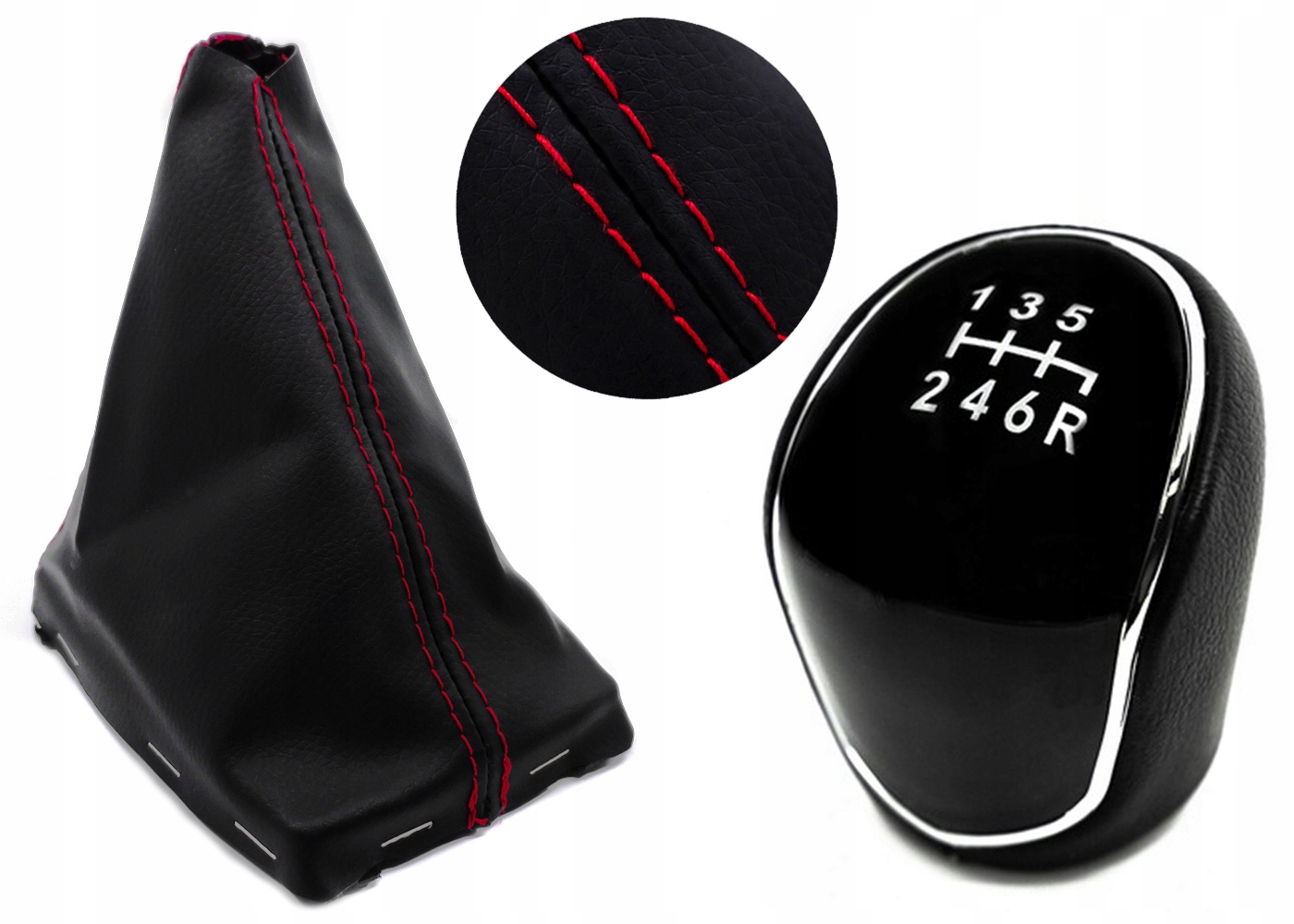 6R - Ручка переключения передач Ford C-Max Kuga 1 Mk1 BLACK 6