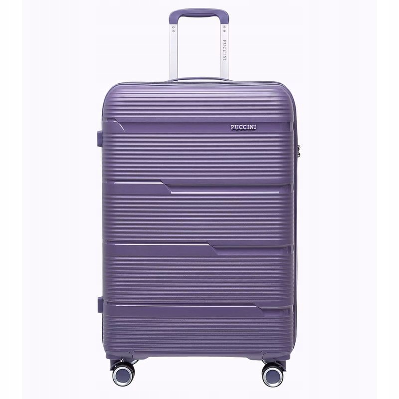 Walizka Średnia Polipropylen Puccini Casablanca PP023B-7D Fioletowa