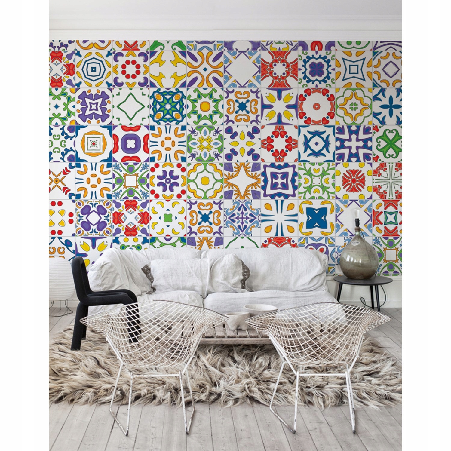 

Tapeta ścienna Płytka pastelowa kolorowa 360x250cm
