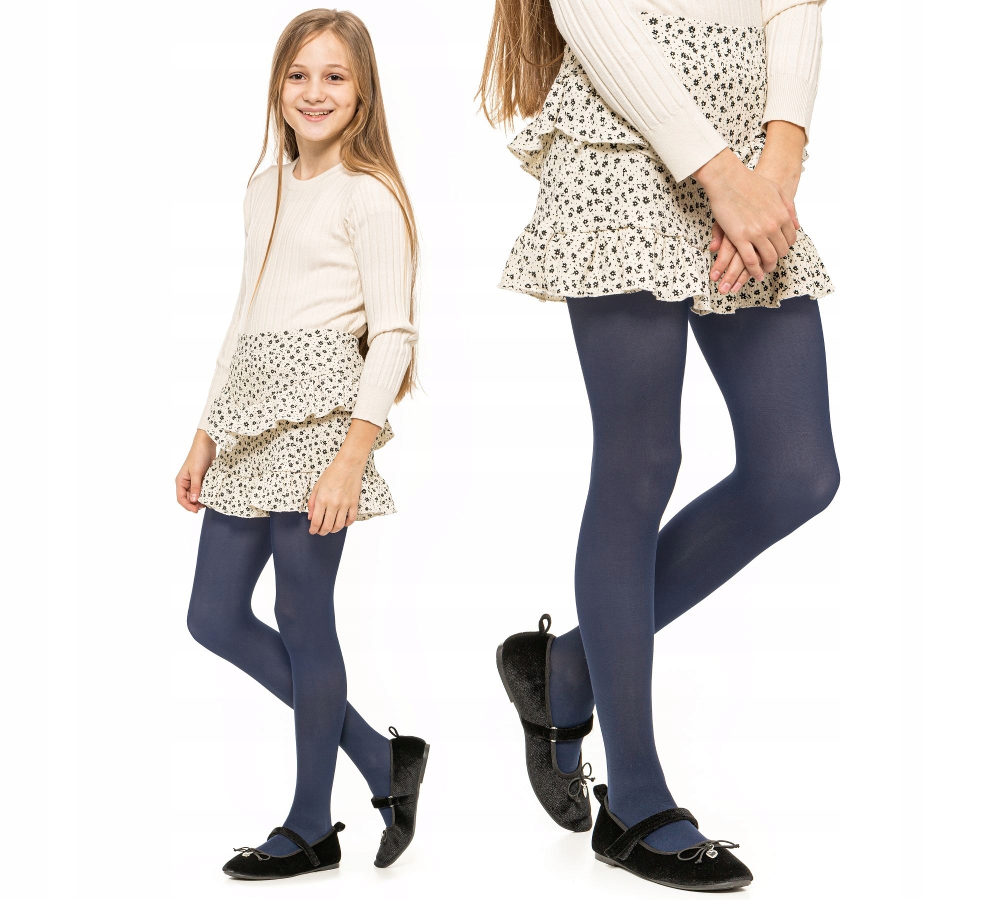 

Dziewczęce Rajstopy Gładkie 50 Den Granat 104