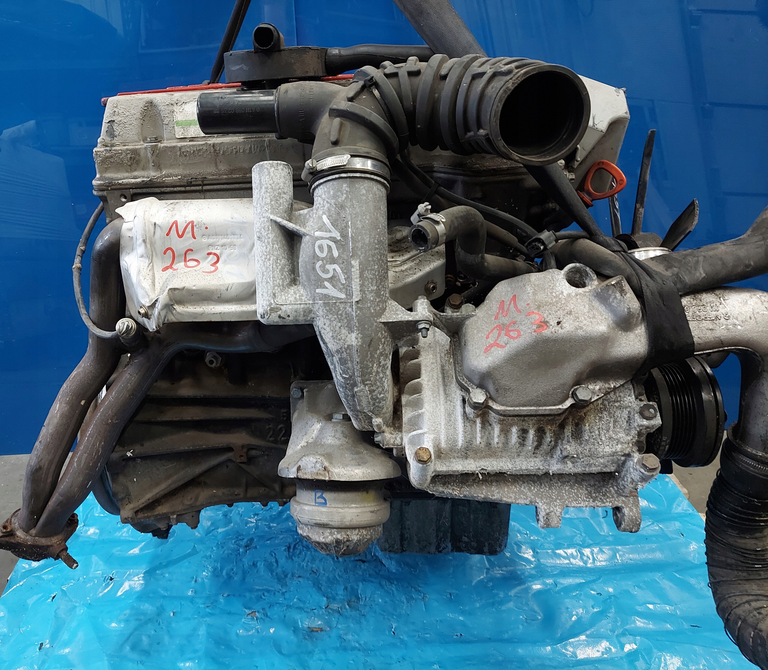 engine MERCEDES CLK W208 2.0 compressor; 121.187 km 111944
