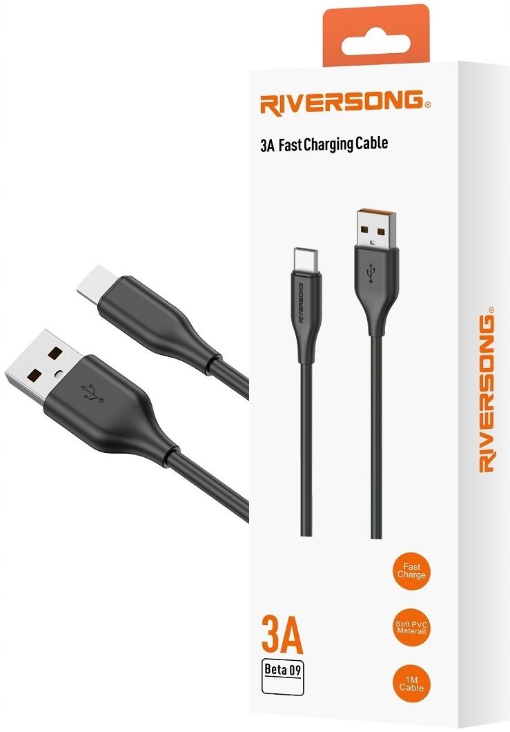 Kabel Przewód USB USB-C 3A 1m Szybkie Ładowanie