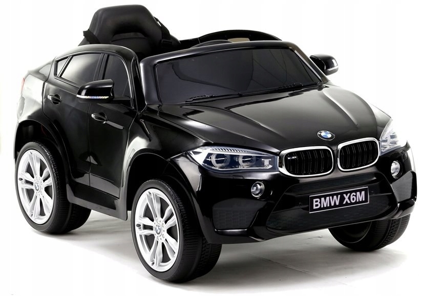 Auto na Akumulator Bmw X6 Czarne Skóra, Eva