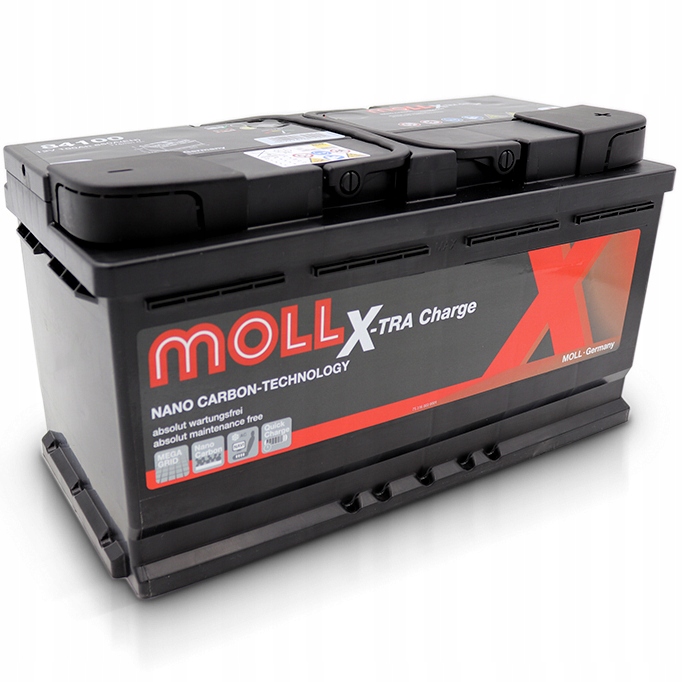 84100 - Аккумулятор MOLL X-tra Charge 100AH 850A L5 3 года