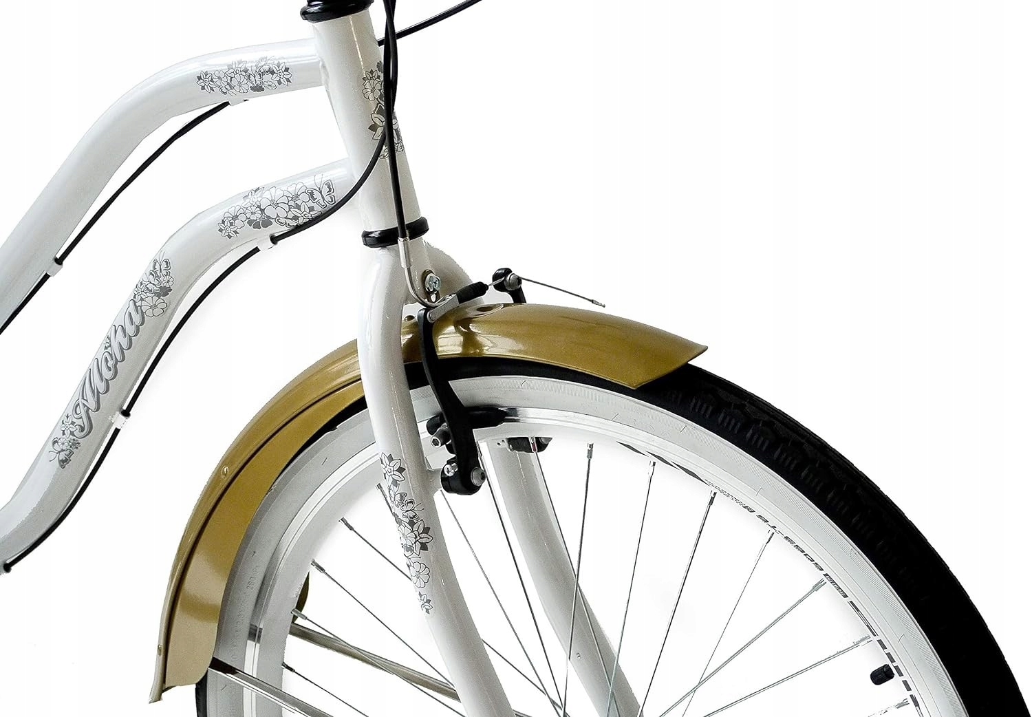 Rower Miejski Damski 26 Beach Cruiser Odblaski Dzwonek Stopka Retro Revo Model Easy Rider 2.0