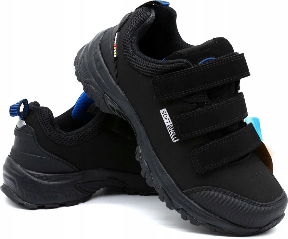Buty młodzieżowe softshell American Club WT227/24 czarne 41