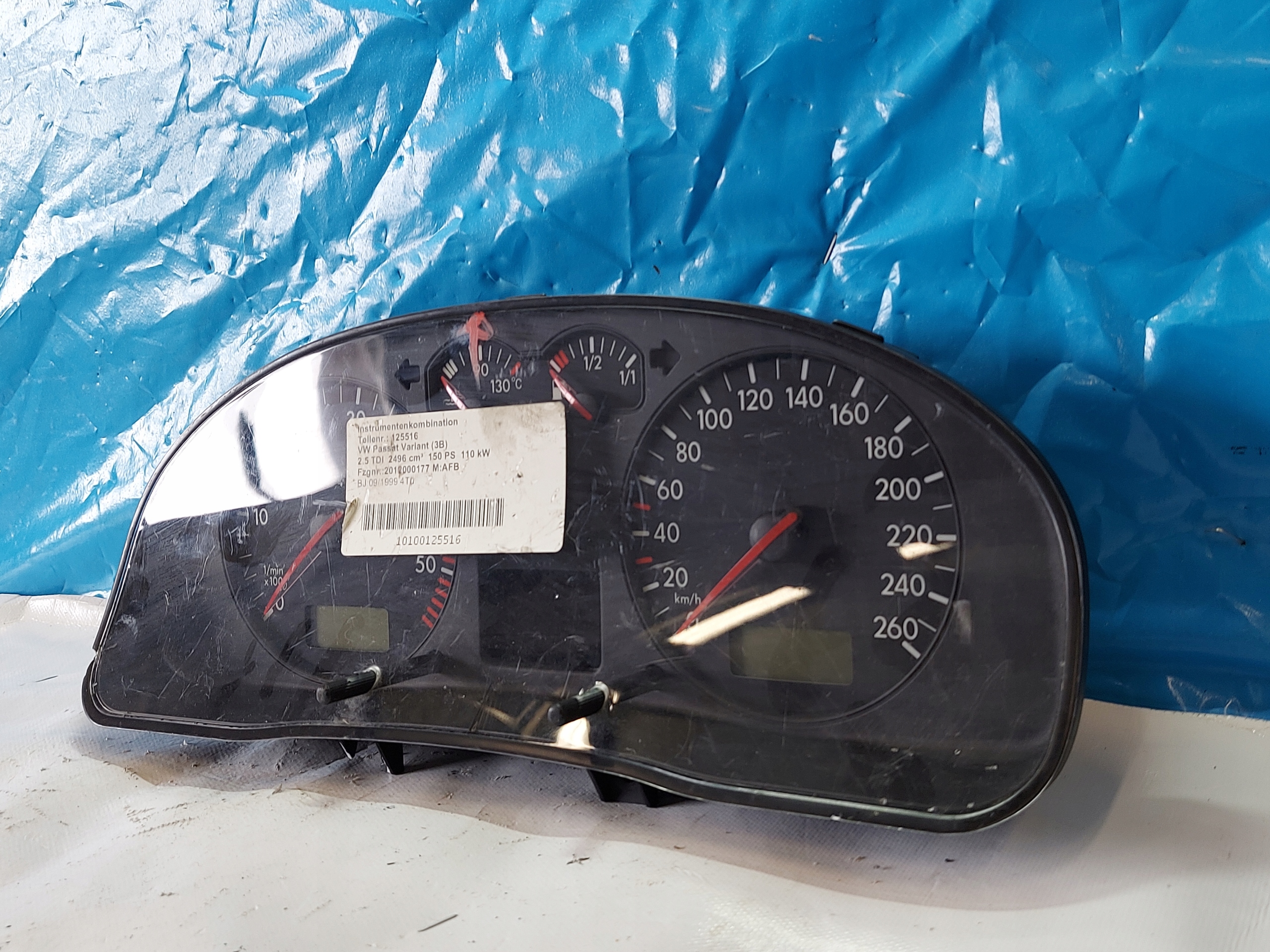 dials clock PASSAT 2.5 TDI 3B0920822A