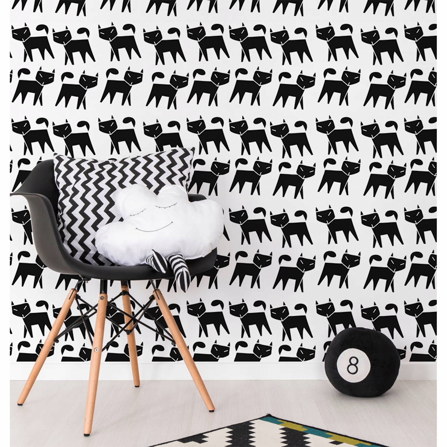 

Samoprzylepna tapeta na ścianę Kociarnia 208x146cm