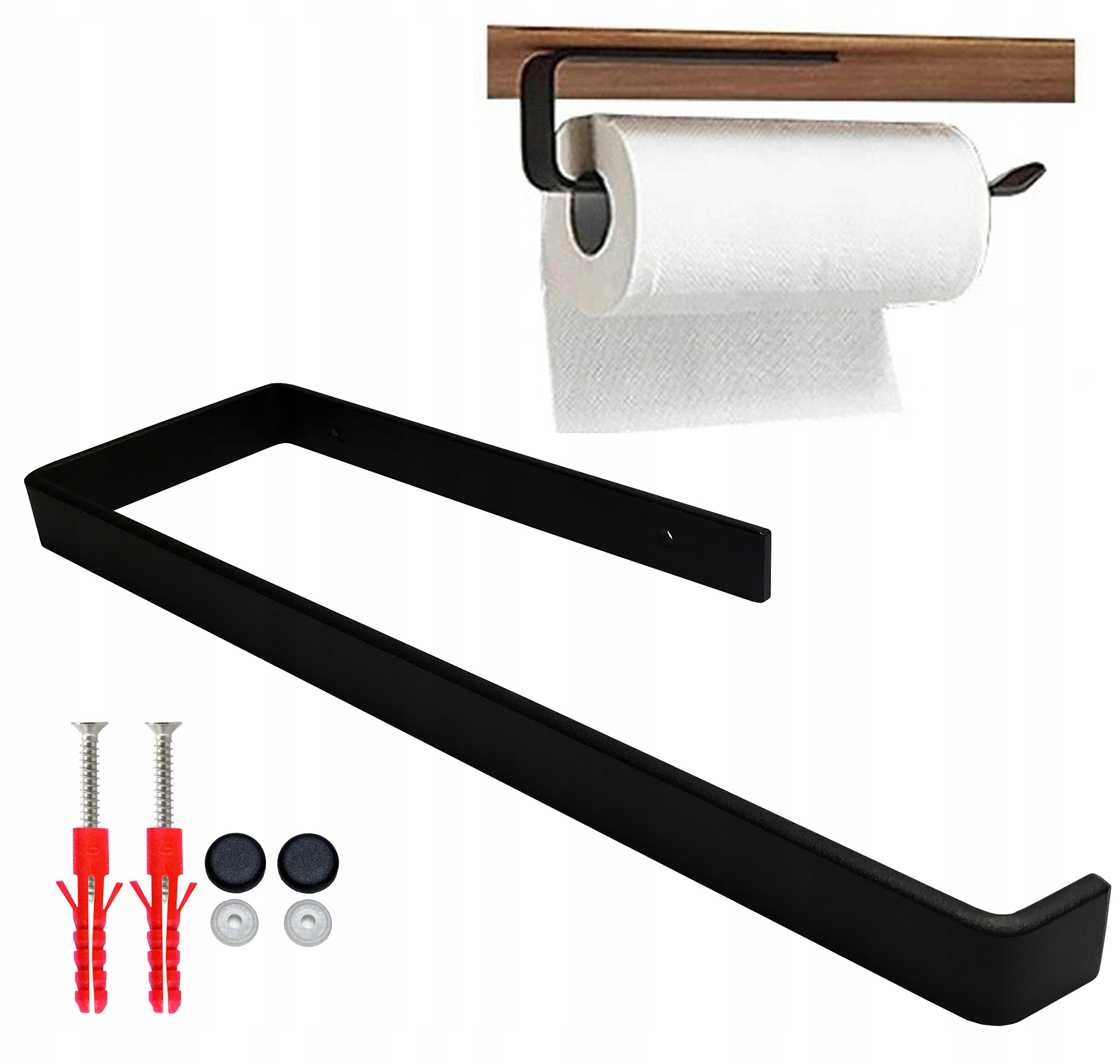 

Uchwyt na ręcznik papierowy Loft Premium Black Hak