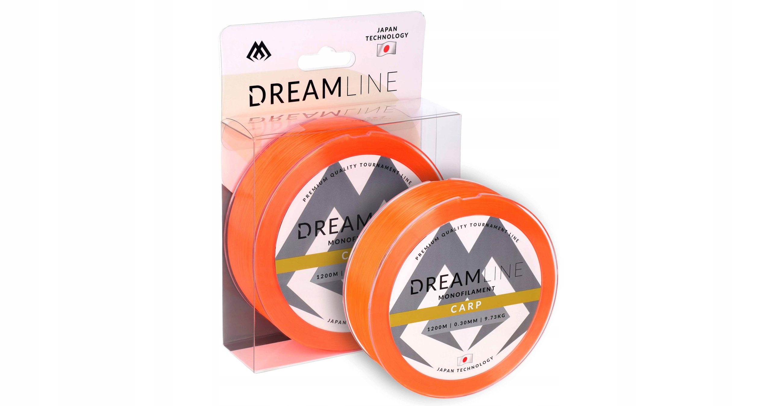 Żyłka Dreamline CARP-0.30mm/9.73kg/1200m-FLUO