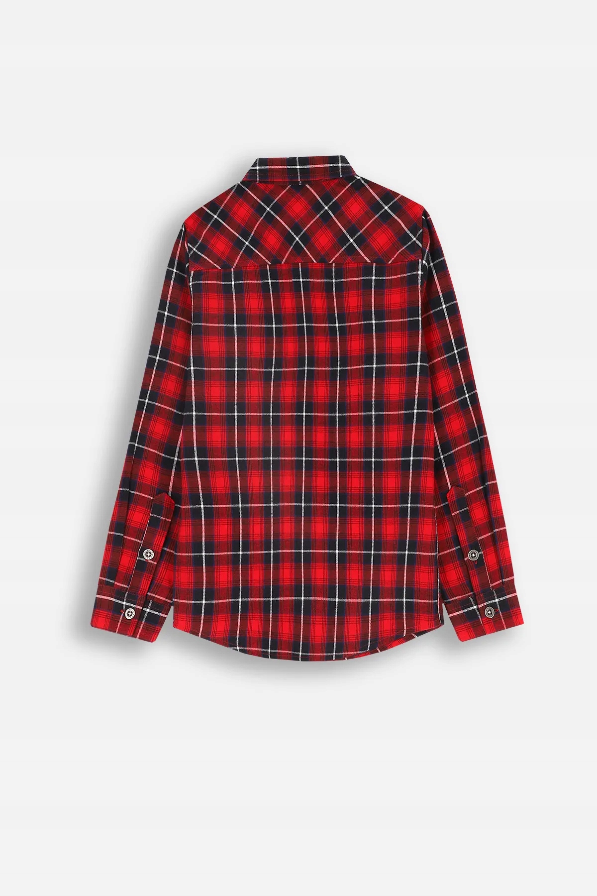 Chłopięca Koszula Czerwona W Kratę Długi Rękaw 128 Coccodrillo ZC4 Marka Coccodrillo