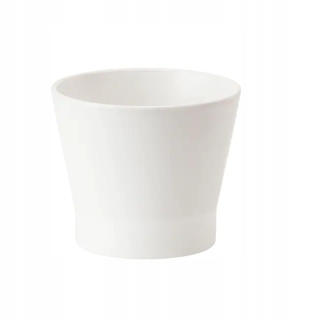 IKEA osłonka doniczki PAPAJA śr. 9 cm biały