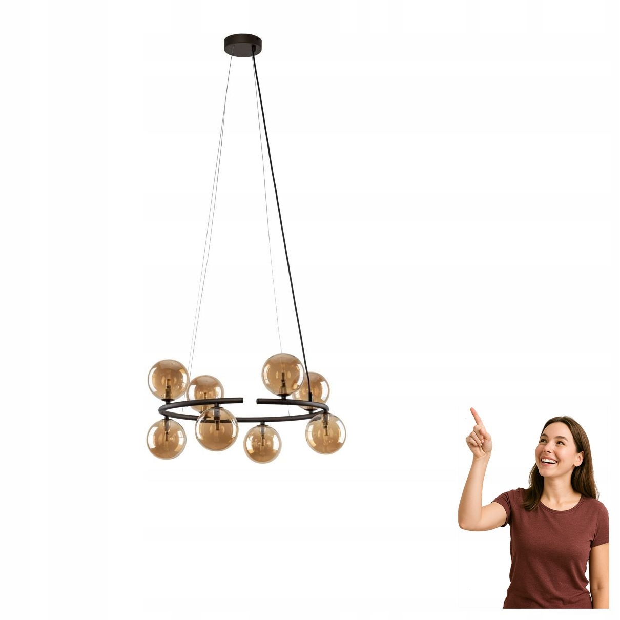 Luster Anabelle Brown 6572 Tk Lighting