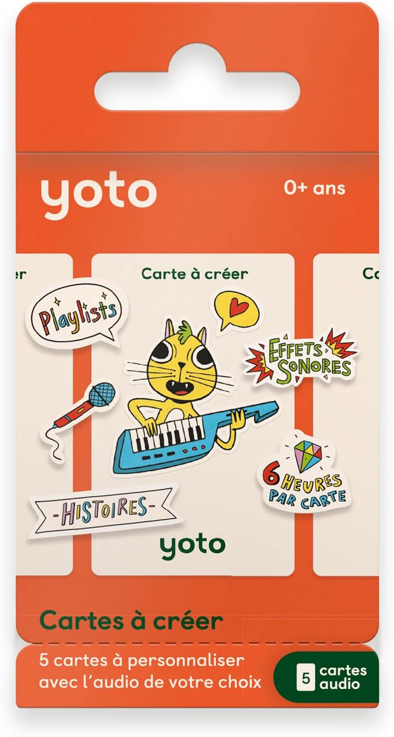 Yoto Make Your Own puste karty audio 5 szt. do Yoto Player i Mini