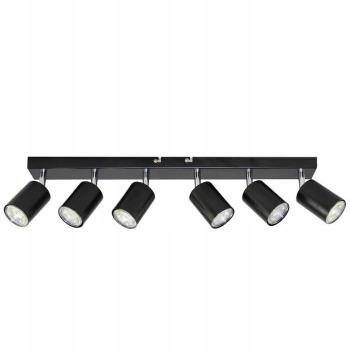 Stropní nástěnné svítidlo Doa Sp 6, GU10 max.6x50W, černá barva