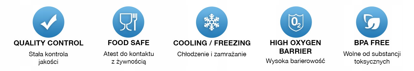 WORKI TŁOCZONE SPOŻYWCZE do ZGRZEWANIA 20x30 cm Waga produktu z opakowaniem jednostkowym 1 kg