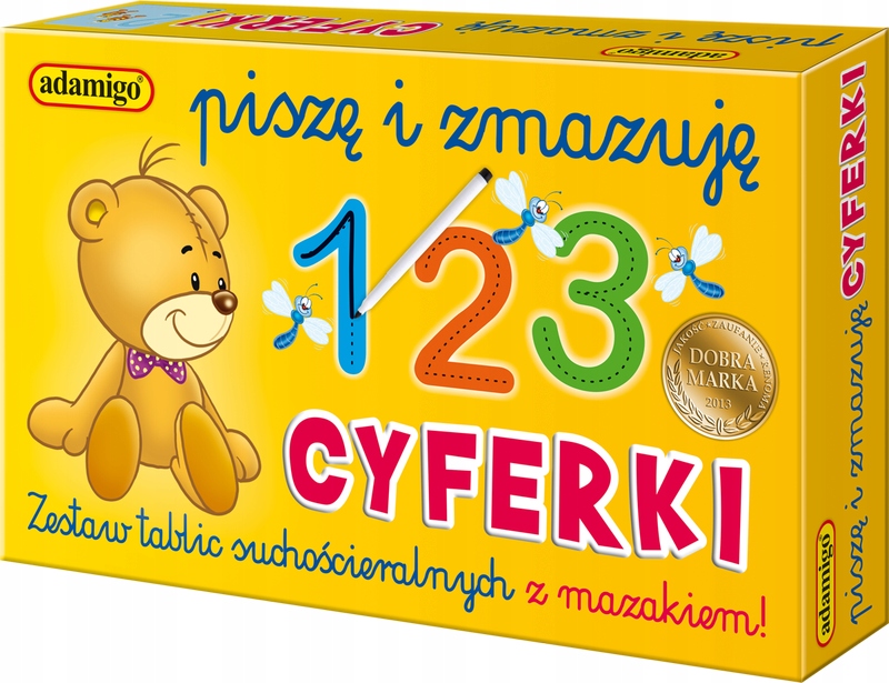 

Piszę I Zmazuję Cyferki Nauka Pisania Adamigo