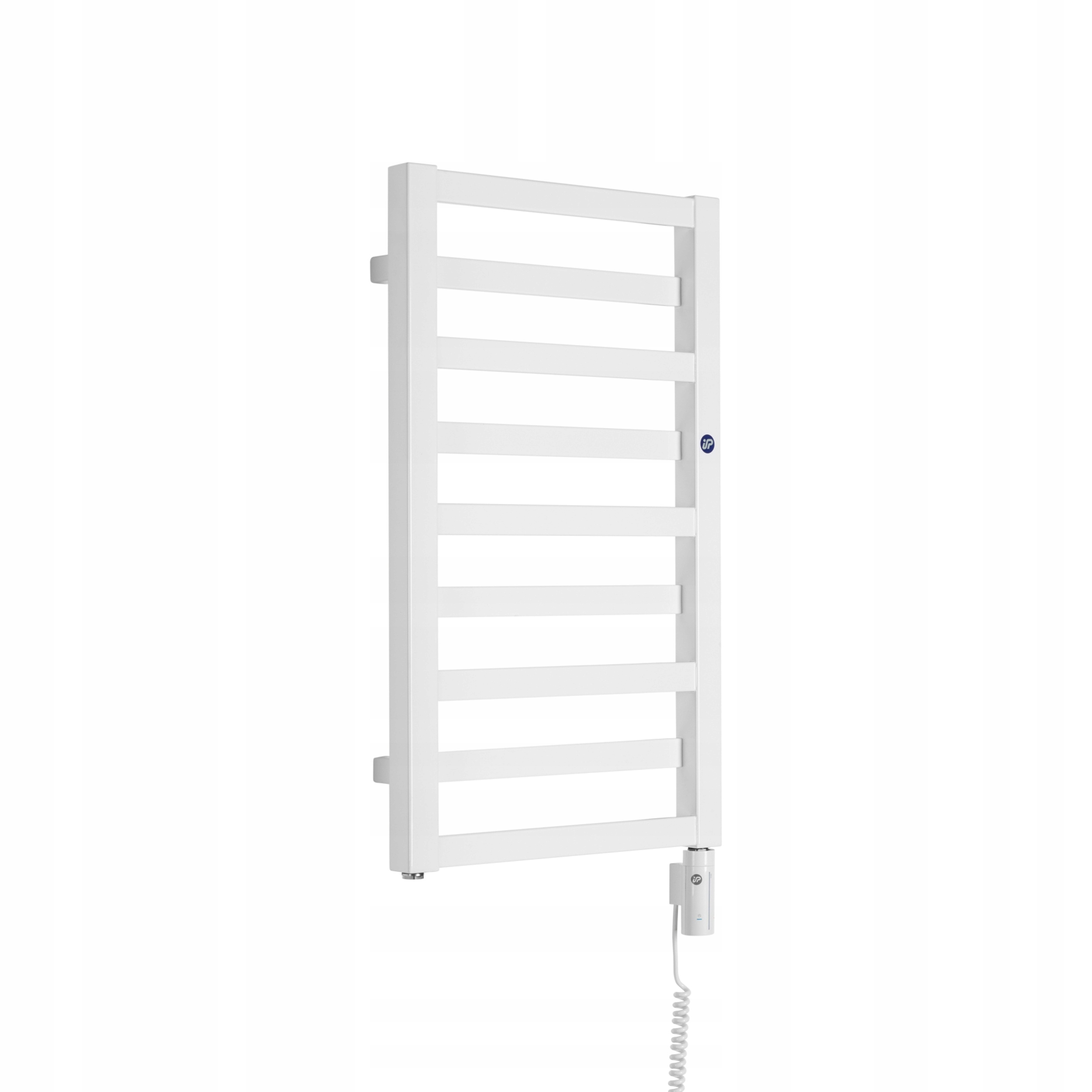 Grzejnik łazienkowy elektryczny Fen 670x400 300W biały prawy