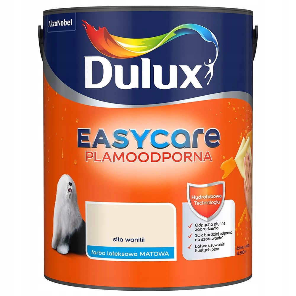 Dulux EasyCare Farba Ścienna Mat Siła wanilii 5L