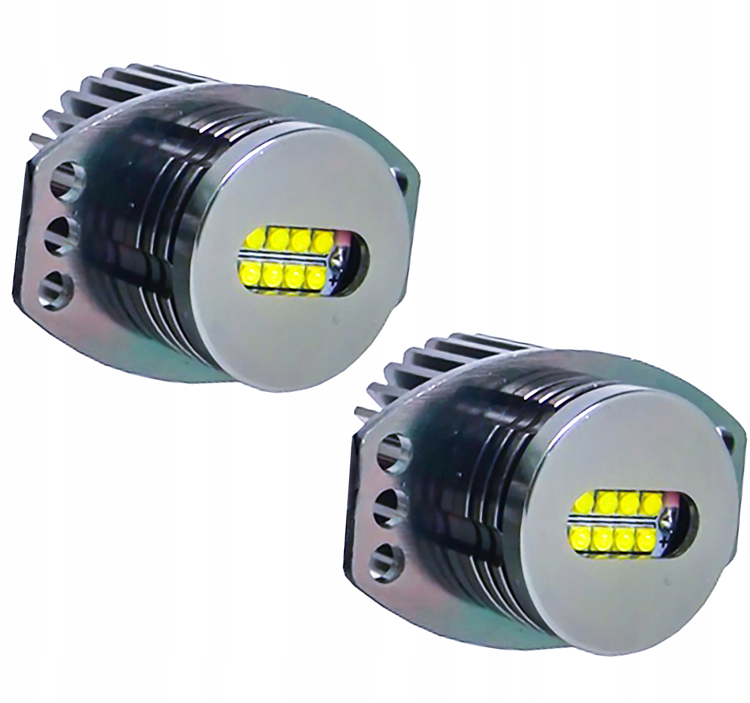2x Bmw 3 E90 E91 Předlift Sedan Touring Ringy Led Fixy Bílé 160W Výkonné
