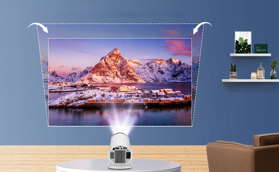 HY300 PRO PROJEKTOR 4K ANDROID 11 WIFI6 BT5.0 H713 KINO DOMOWE PROJEKTOR Marka bez marki