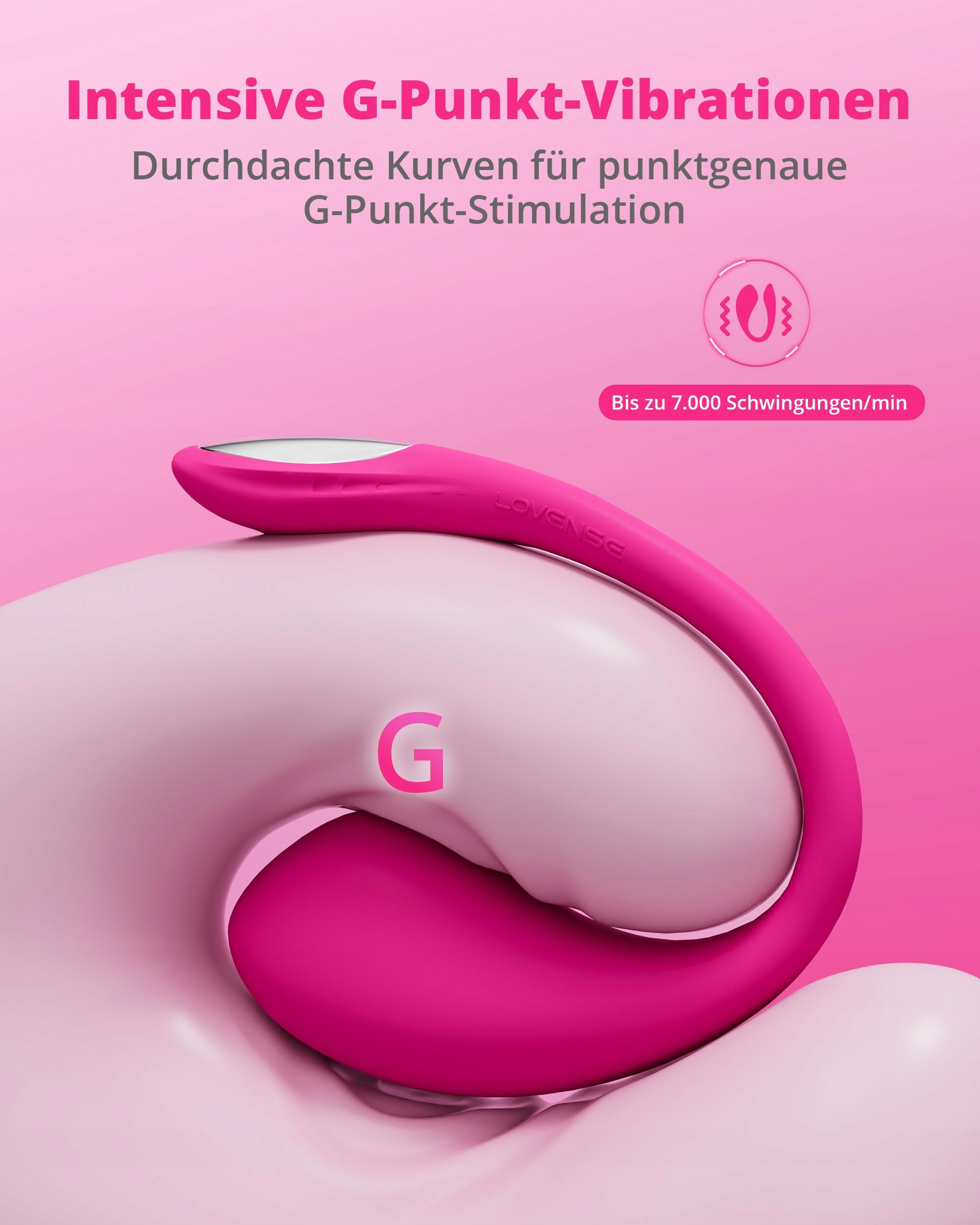 LOVENSE Lush 4 Wibrator Dla Par G Punkt Zdalne Sterowanie Wodoodporny APP — miniatura 4