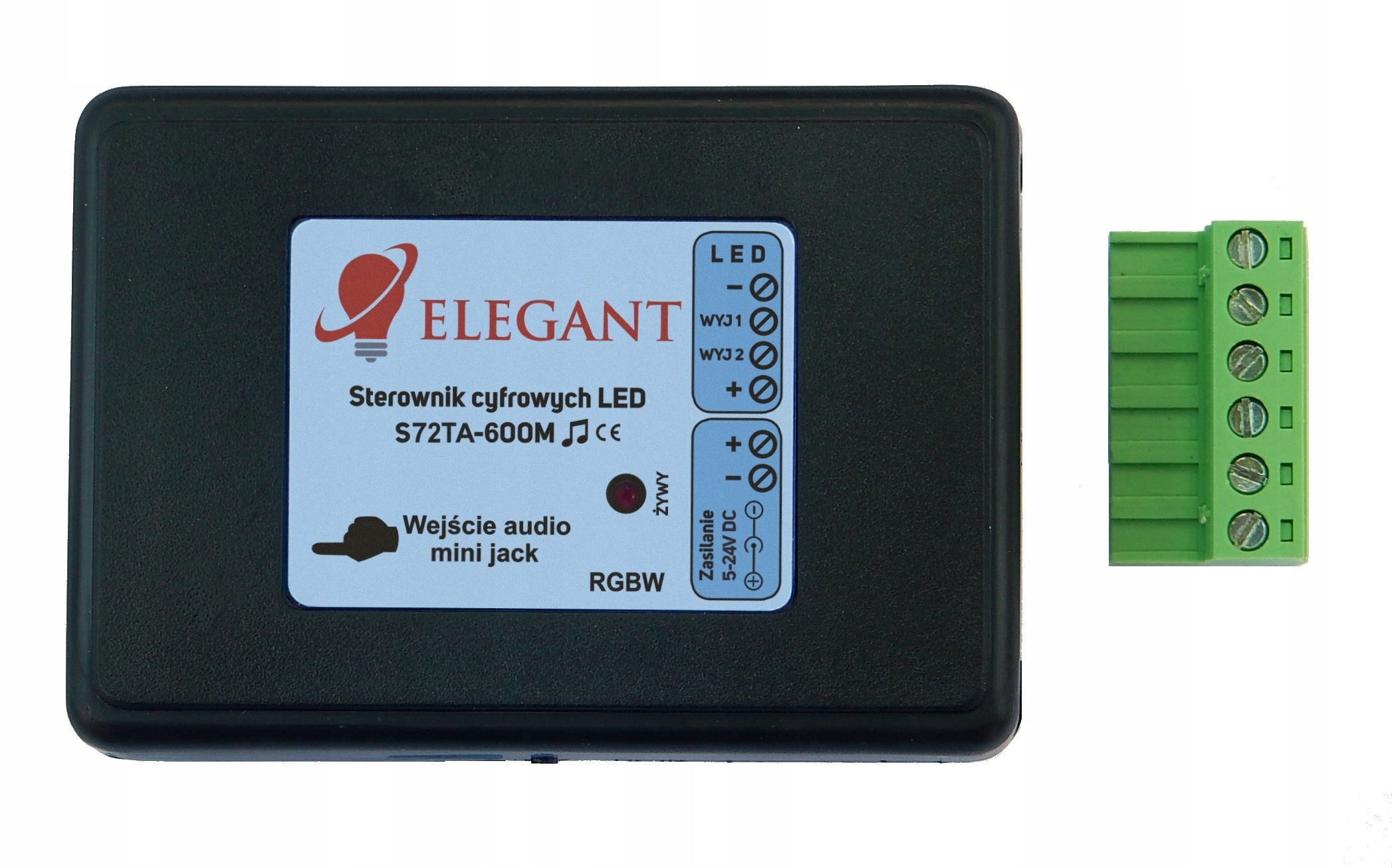 Digitální Led ovladač Elegant Hudební S72TA Rgbw TM1814 Vstup Mini Jack