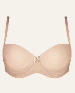 Nipplex & Mefemi Podprsenka Ewa Balkonetka Bardotka Béžová 65D