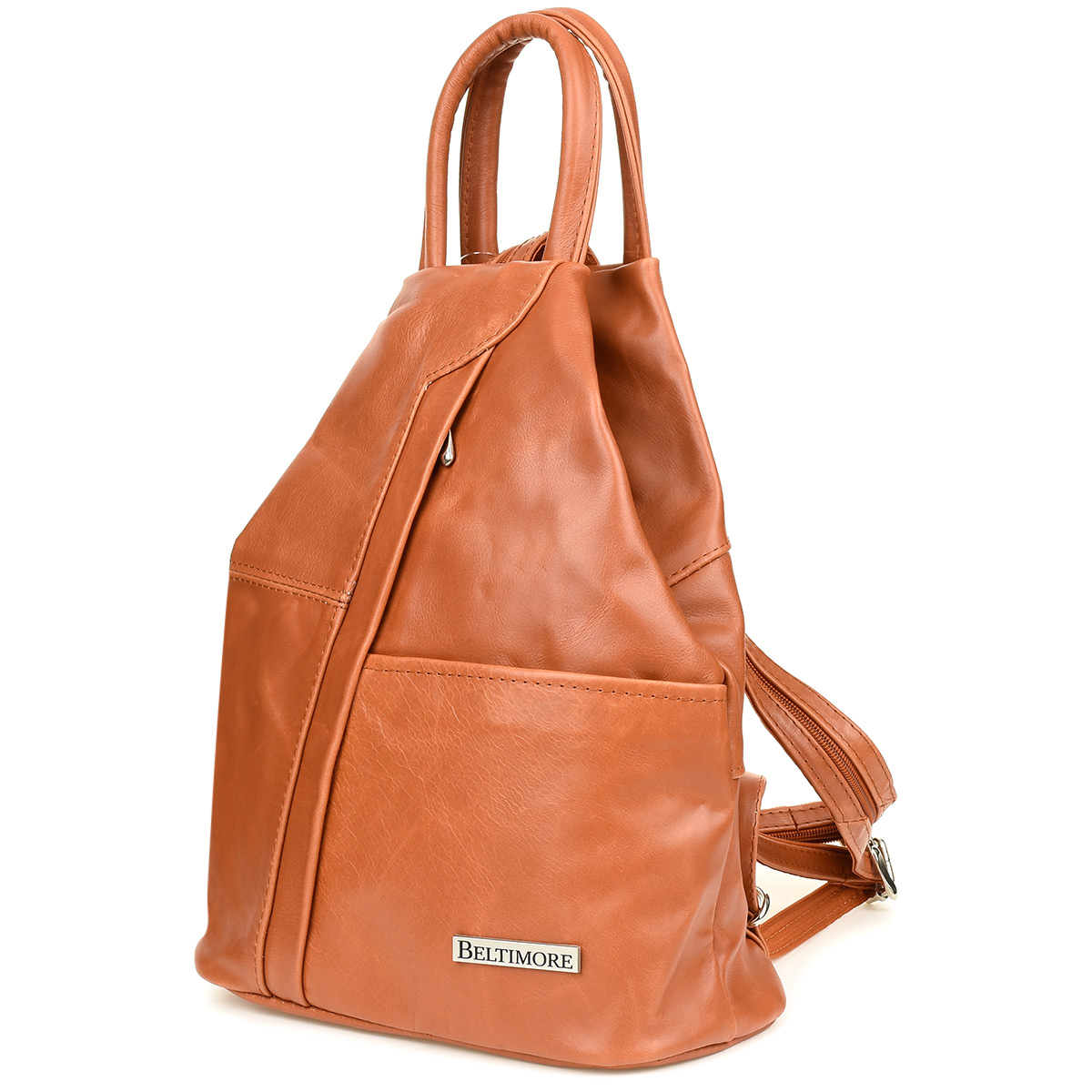 Polský dámský kožený Batoh Triangle Roomy