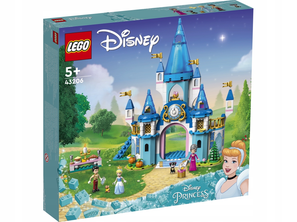 Lego 43206 Disney Princess Zámek Popelky a knihy