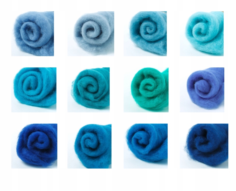 Merino vlna v membráně Morski sada 12 barva x50g