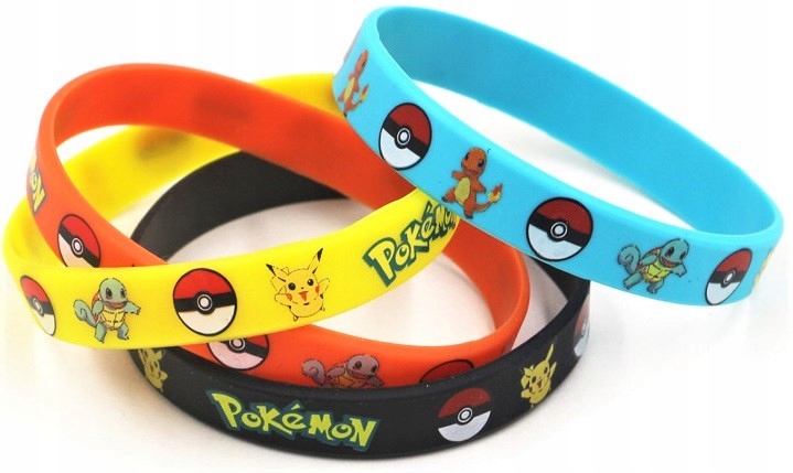 OPASKA BRANSOLETKA SILIKONOWA POKEMON GO CZERWONA Kod producenta 02