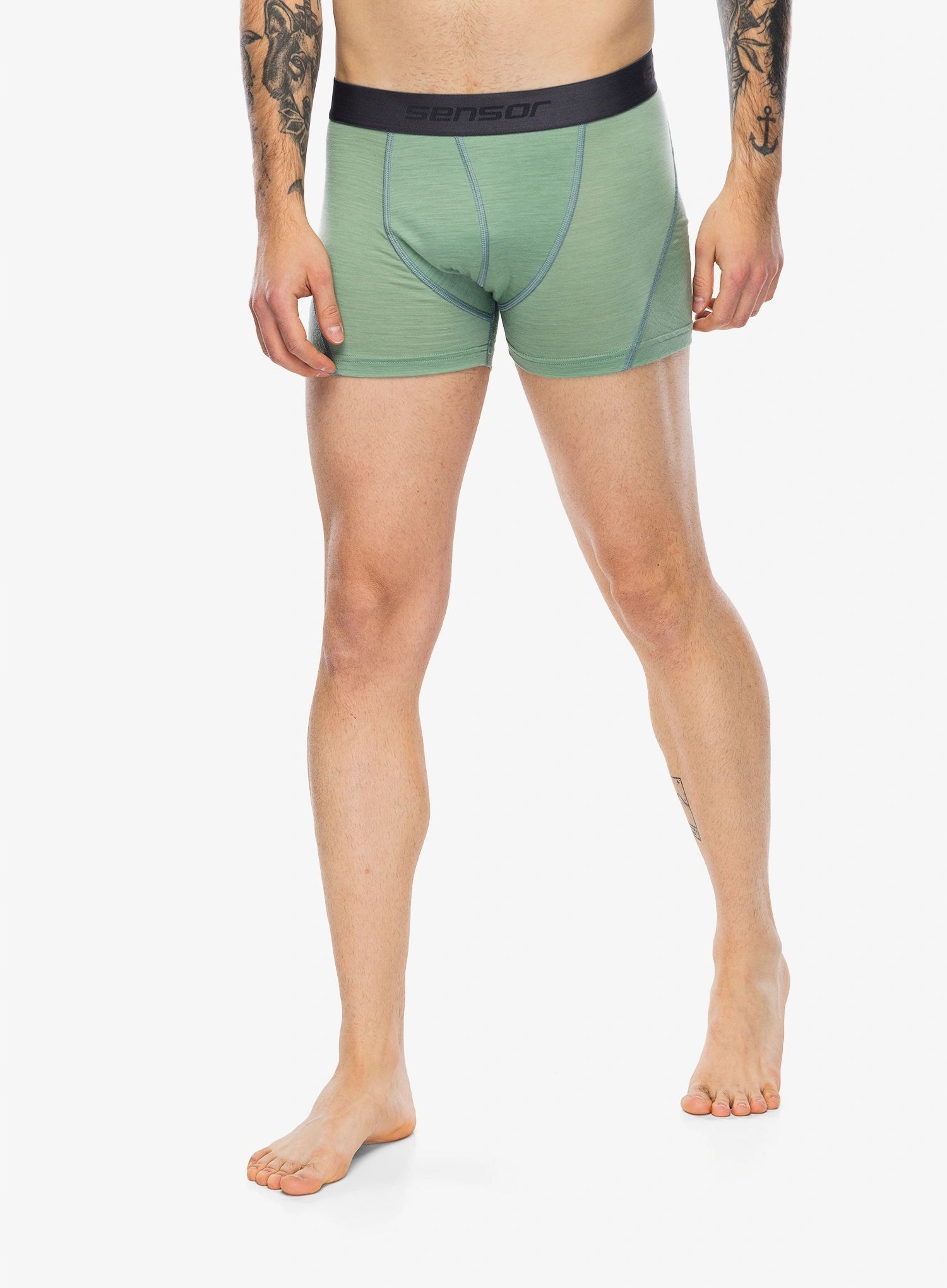 Termoaktivní boxerky Sensor Merino Air Boxers basil green XXL