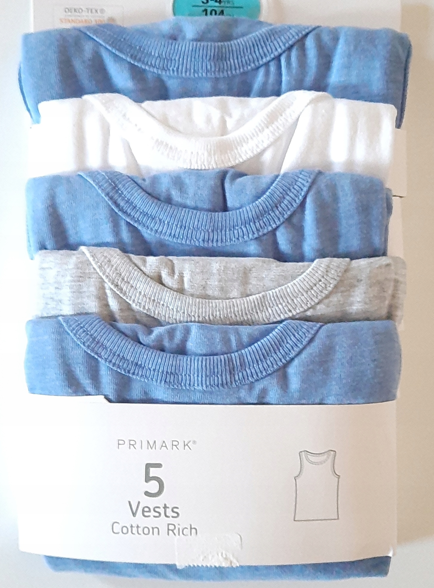 

Primark podkoszulki koszulki 5 sztuk 116 5 - 6 lat