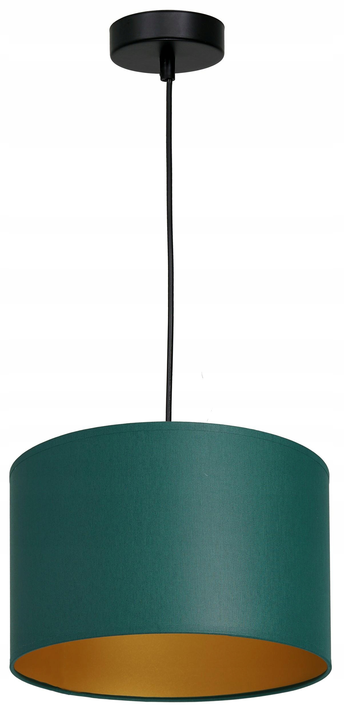 Závěsná stropní lampa Arden zelená zlatá 1xE27 25 cm moderní do obývacího pokoje