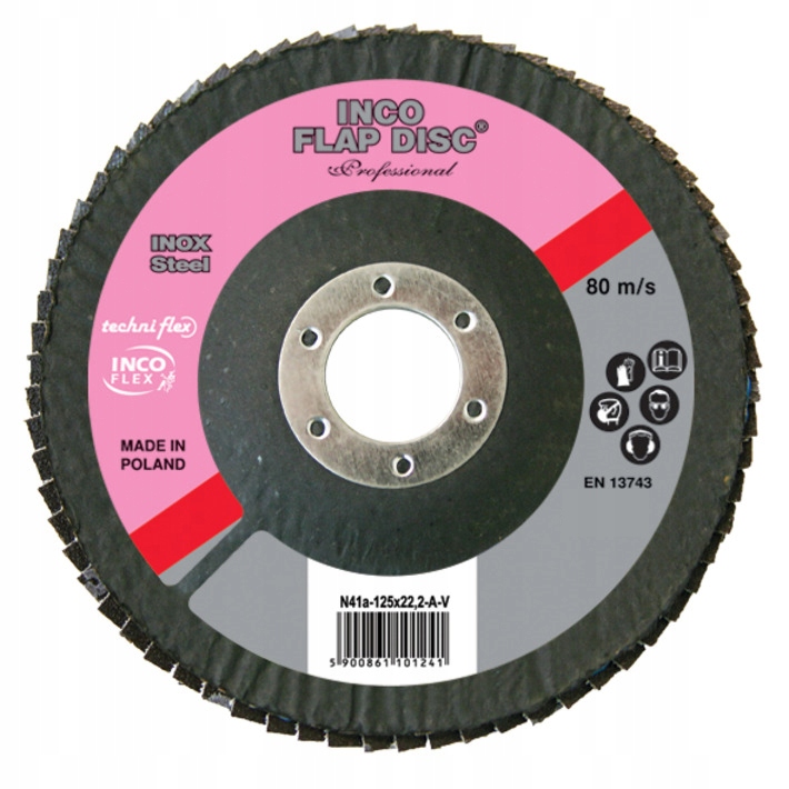 

Tarcza Listkowa 125 gr.120 Inco Flex /typ B/ 1SZT