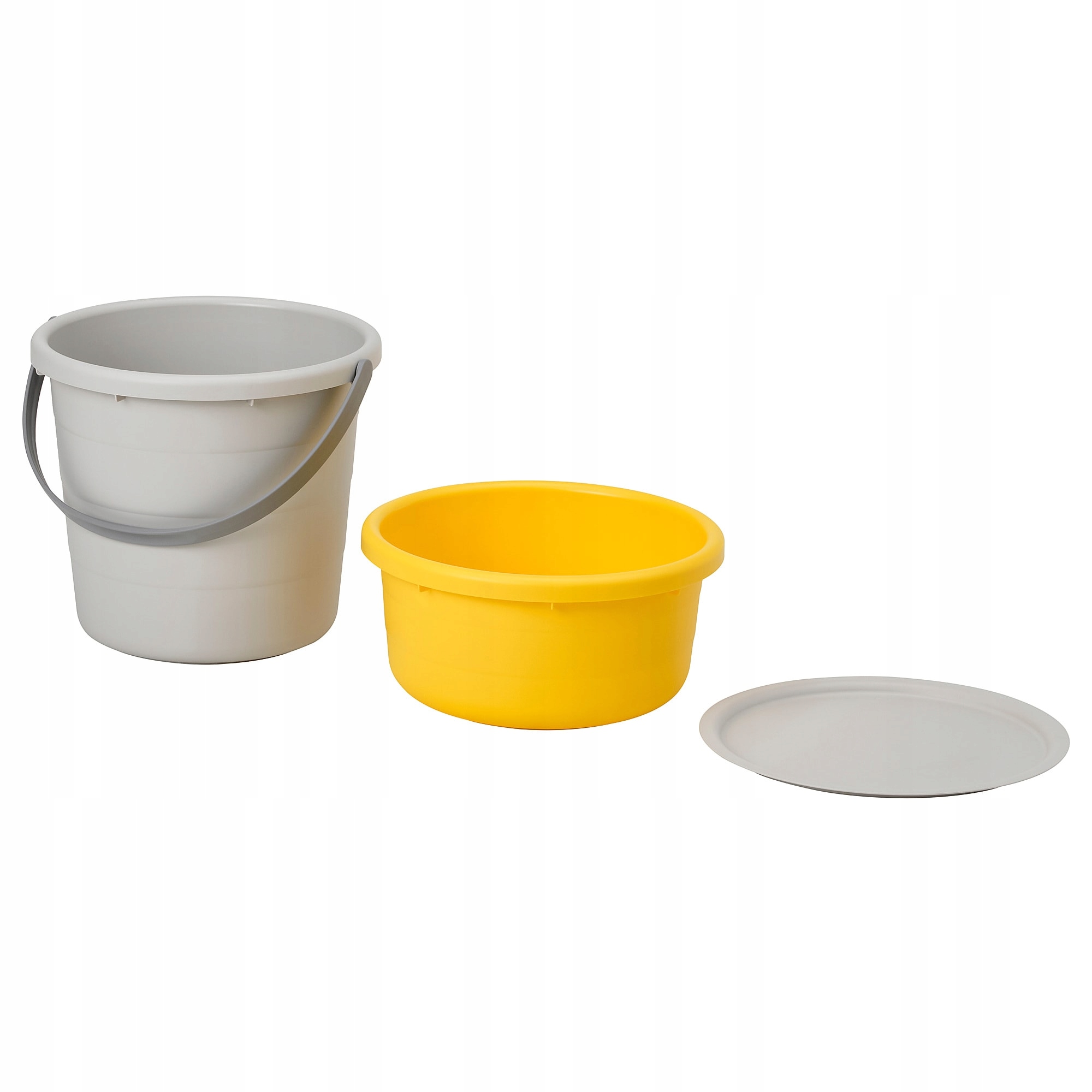 Levně Úklidová sada kbelík miska víko Ikea Pepprig sada s víkem