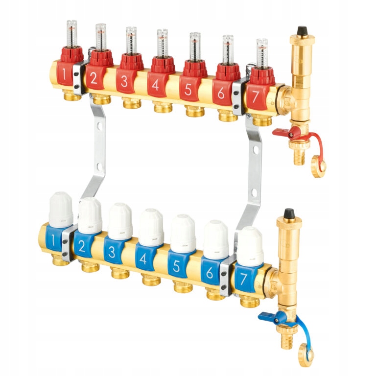 ROZDZIELACZ DO OGRZEWANIA PODŁOGOWEGO PODŁOGÓWKI 12 OBWODÓW DIAMOND