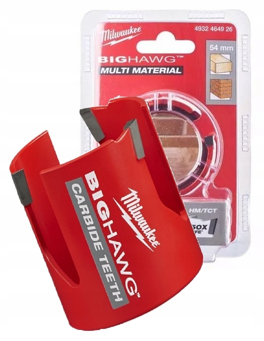 Milwaukee Otwornica Big Hawg do drewna cegły 54mm Multi Material