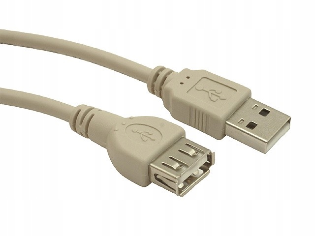 

Przedłuzacz Usb 2.0 typu Am-af 0.75m szary