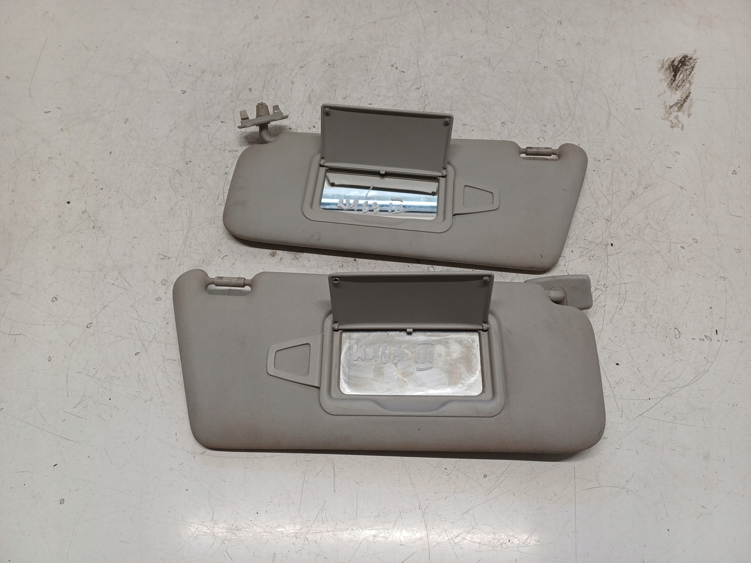 MERCEDES A W169 04-12 DASZKI OSŁONY PRZECIWSŁONECZNE KOMPLET