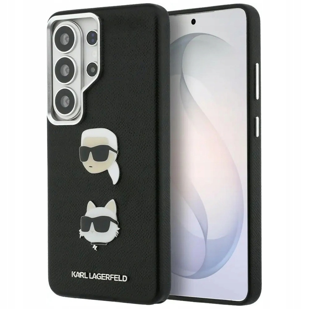 Pouzdro Karl Lagerfeld Saffiano Double Heads pro Samsung Galaxy S26 Ultra černé