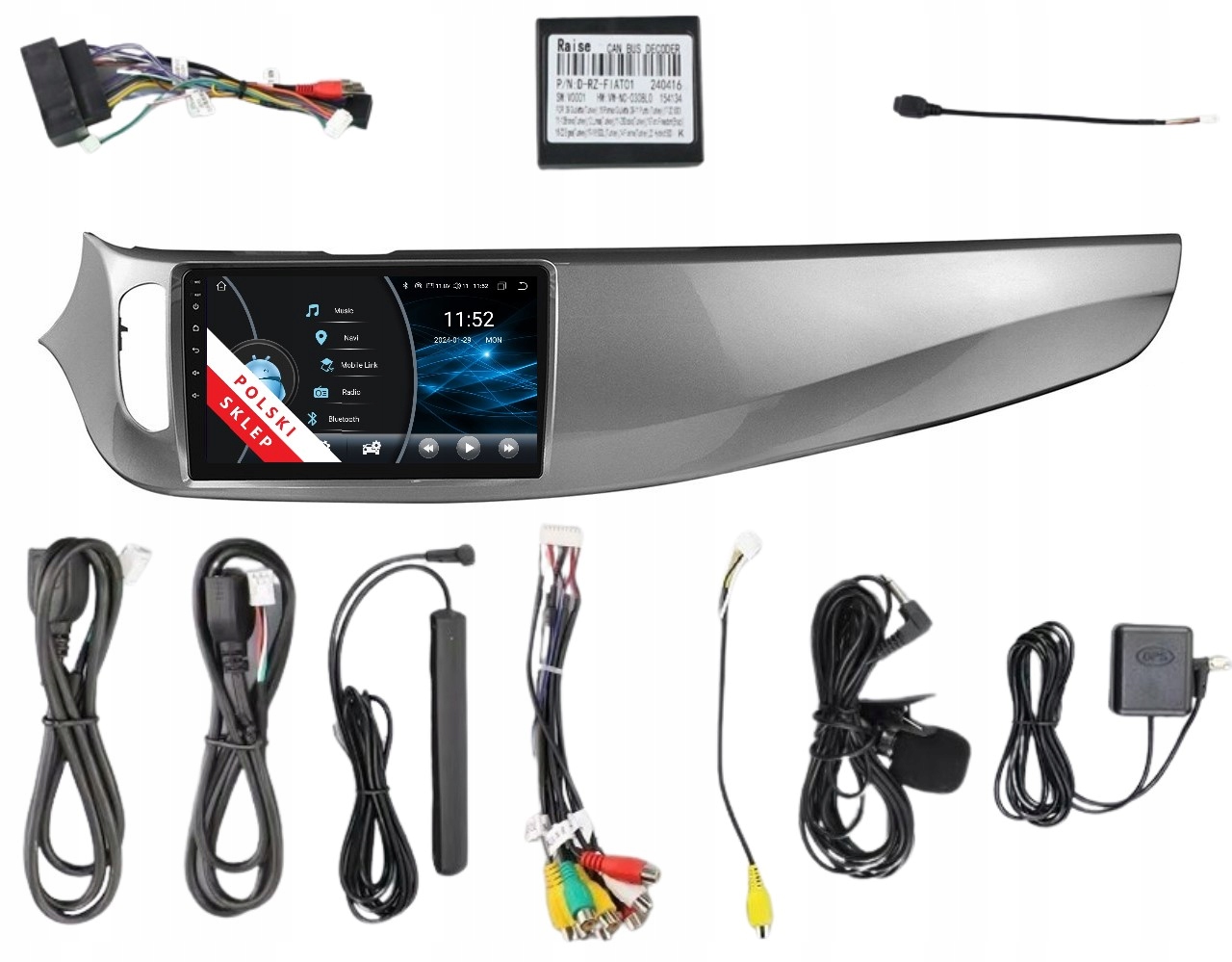 Navigácia Rádio 2DIN Android Alfa Romeo Giulietta Nuova II 2/32 Gb Carplay