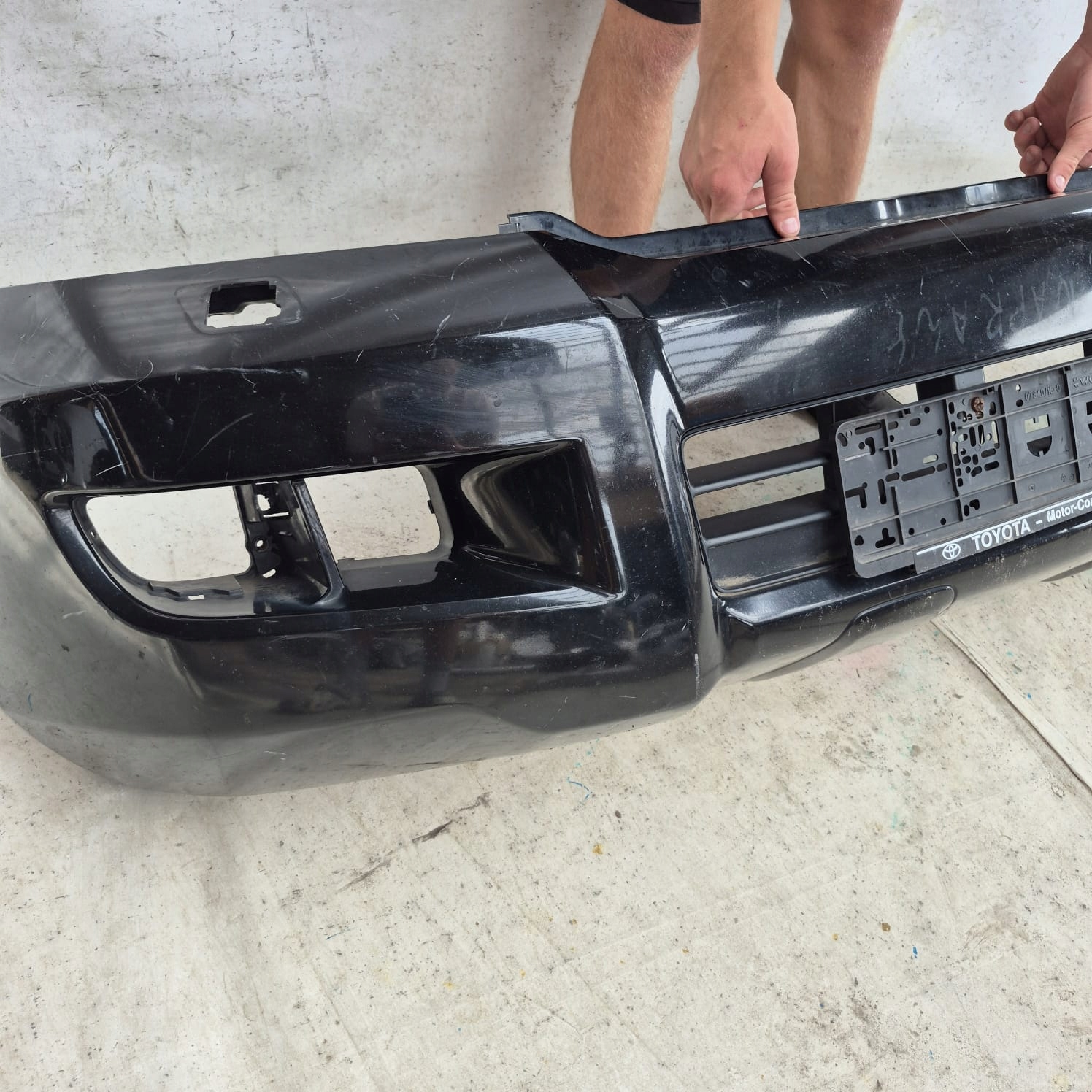 TOYOTA LAND CRUISER J120 02- bumper front front SPR