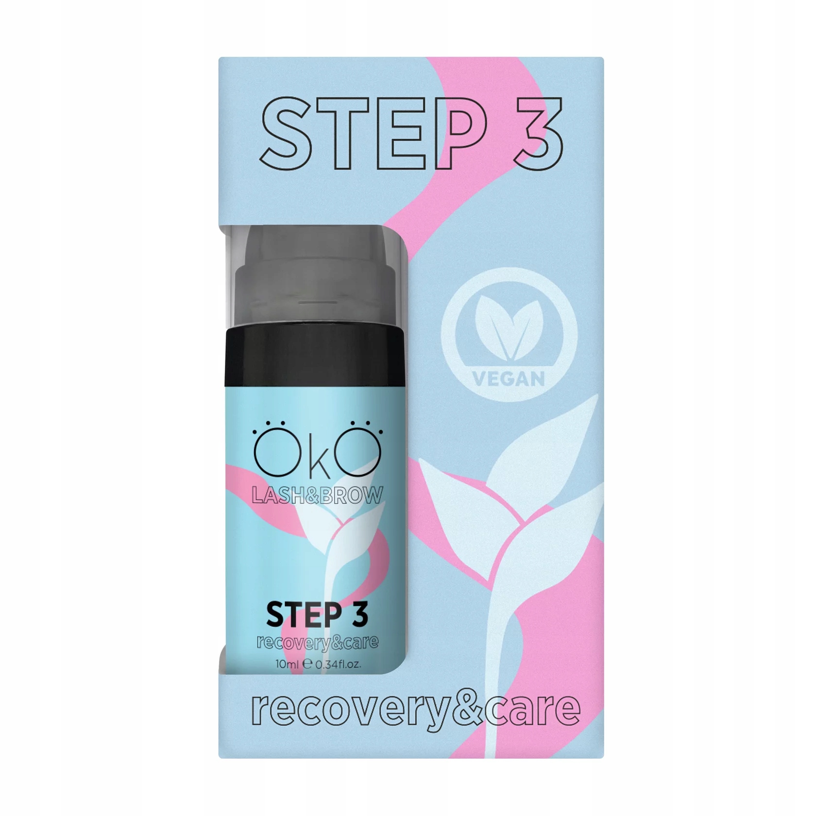 Prostředek na laminování řas a obočí Oko Step 3 Care&recovery 10 ml