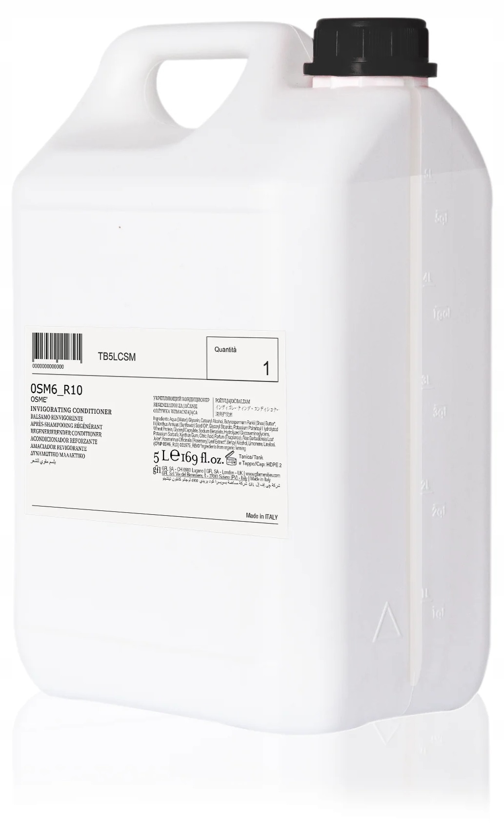 Kondicionér na vlasy přírodní organický Certifikát Cosmos Organic 5 l Osme