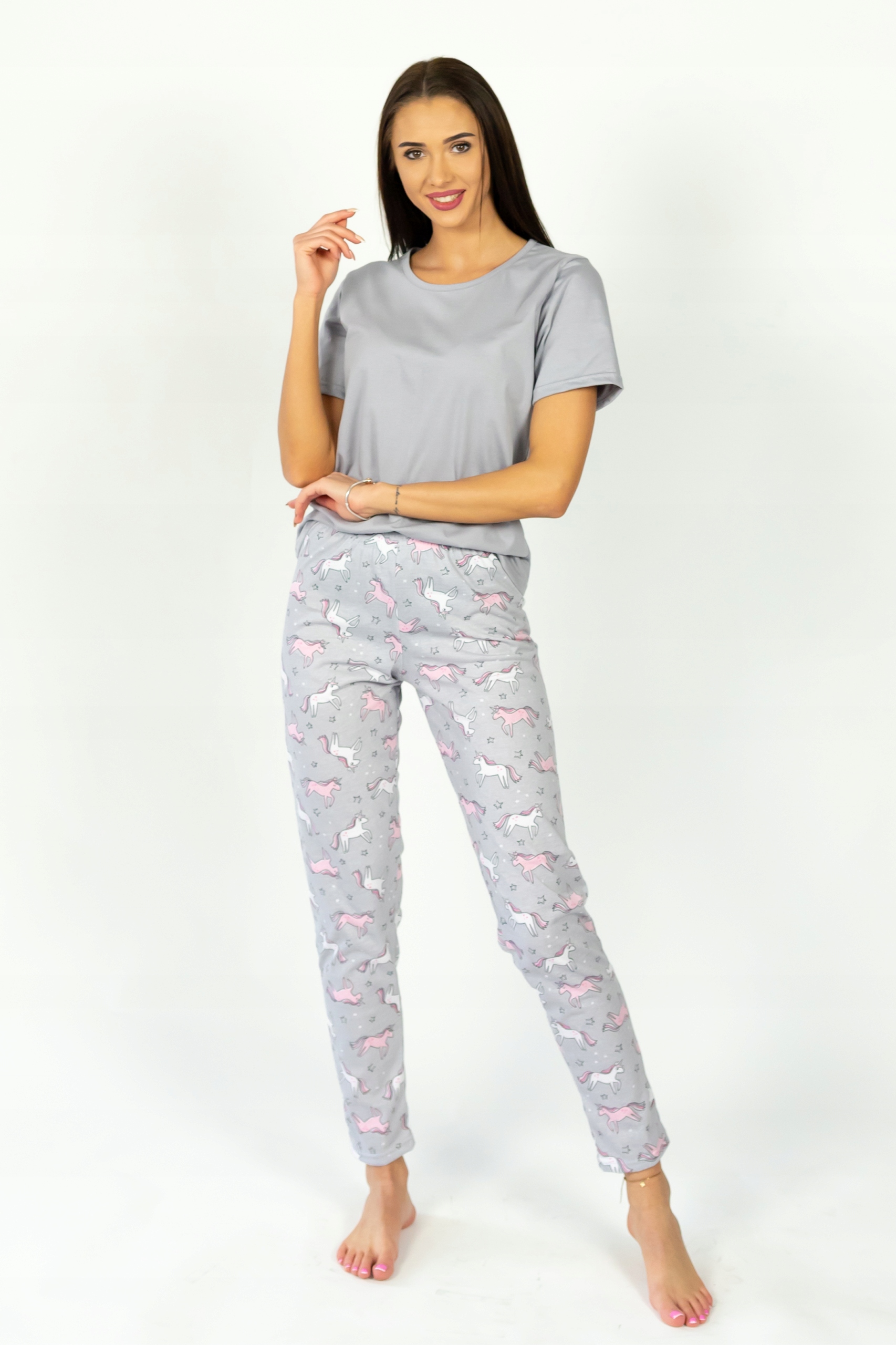 Piżama Damska Kuba Unicorn Jednorożce S