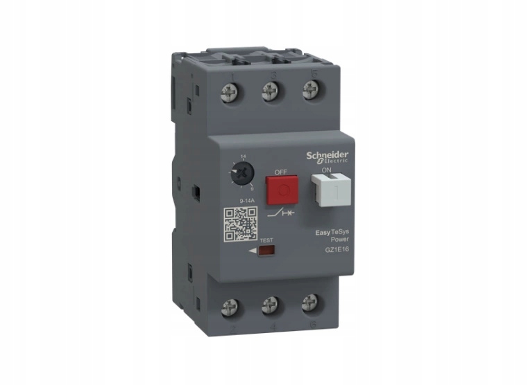 Motorový spínač GZ1E tlačítkový pohon I=9-14A skříňové svorky