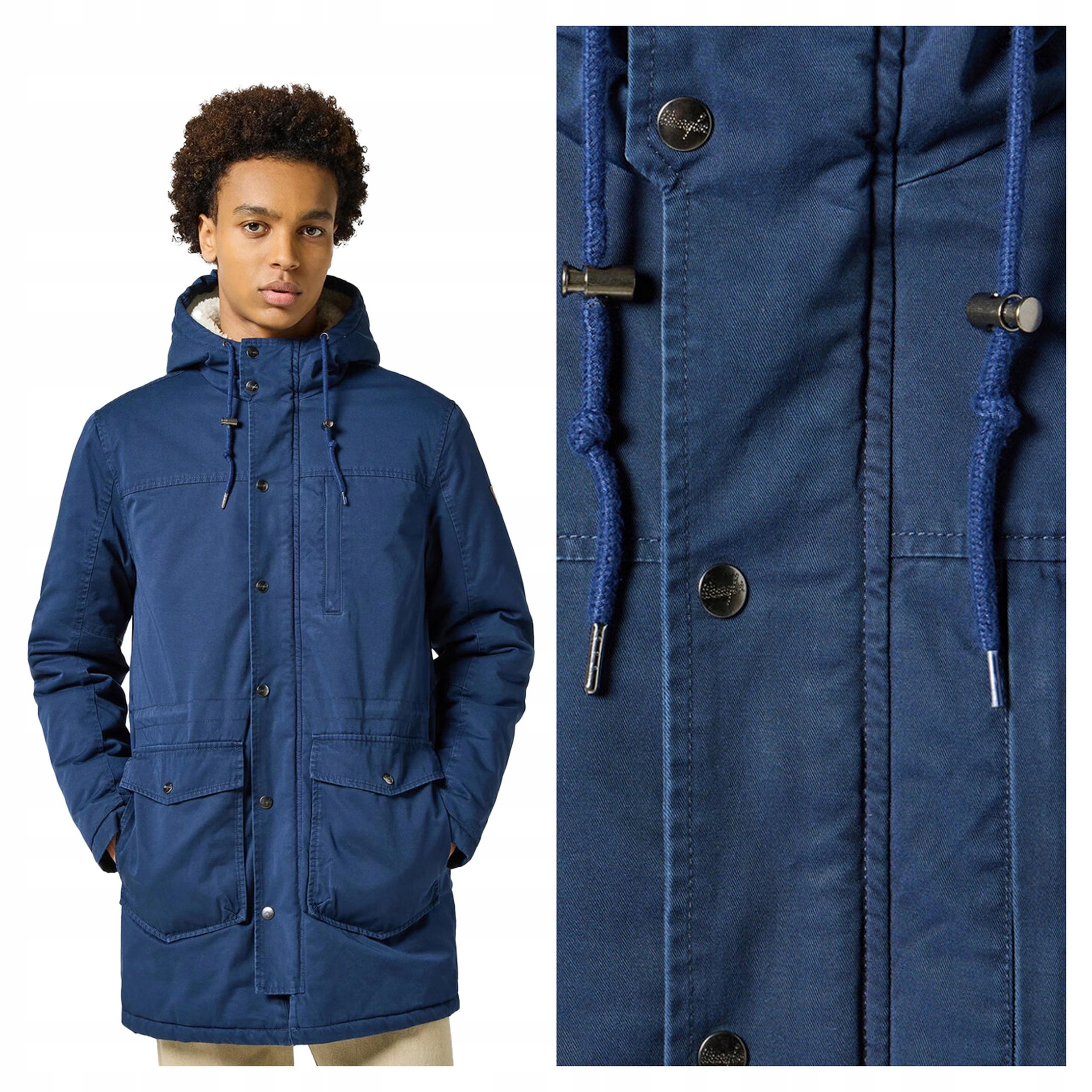 Wrangler Pánská Zimní Bunda Heavy Puffer Jacket Navy XL